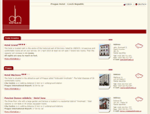 Tablet Screenshot of dhotels.cz